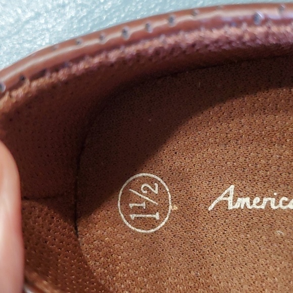 American Eagle kids brown leather tie shoes. Size 1.5. Excellent conditi… - Picture 4 of 11